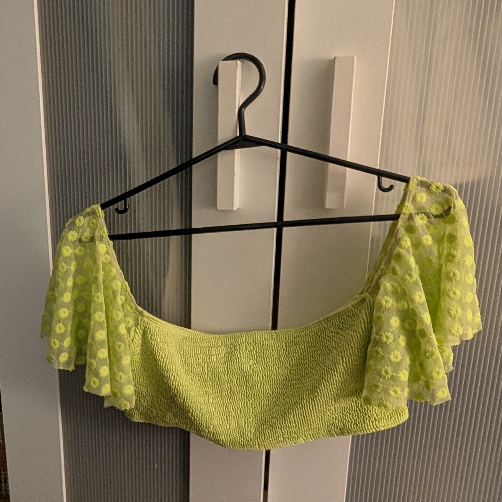 LPA Lime Green Swimsuit Top